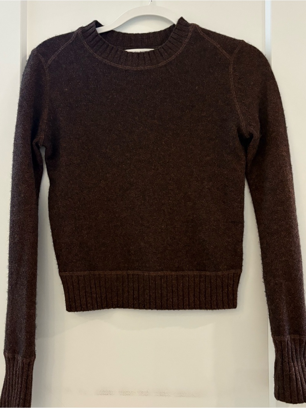 Banana Republic Women's Chocolate Brown Crewneck Sweater